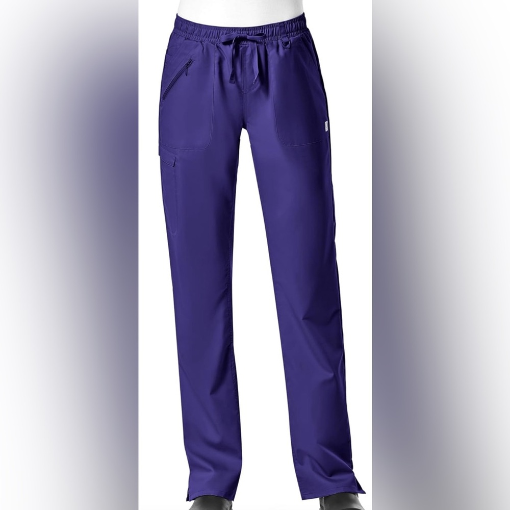 XL TALL PURPLE Maevn Women's EON Full Elastic Cargo Scrub Pant